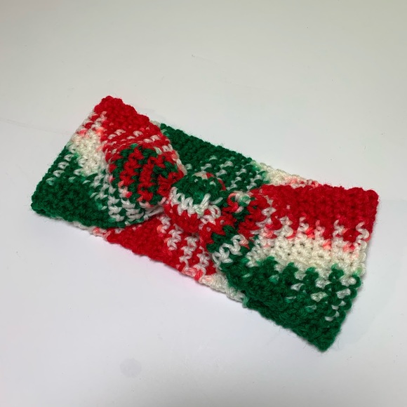handmade Accessories - Handmade headband stretchy Christmas theme